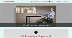 Desktop Screenshot of orgware.hu